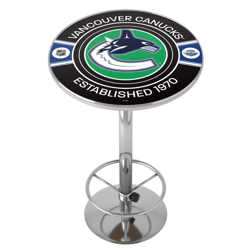 Table de bar avec repose-pieds Vancouver Canucks