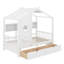 Lit en bois avec tablette de rangement et tiroirs-534581732-534581733