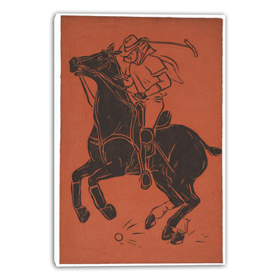 Art mural sur toile Rider and Reins