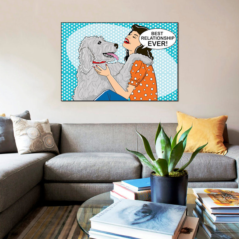 « best relationship jamais », impression sur toile, H 8 po x l 12 po x P 0,75 po, Toile tendue, Pas de tapis