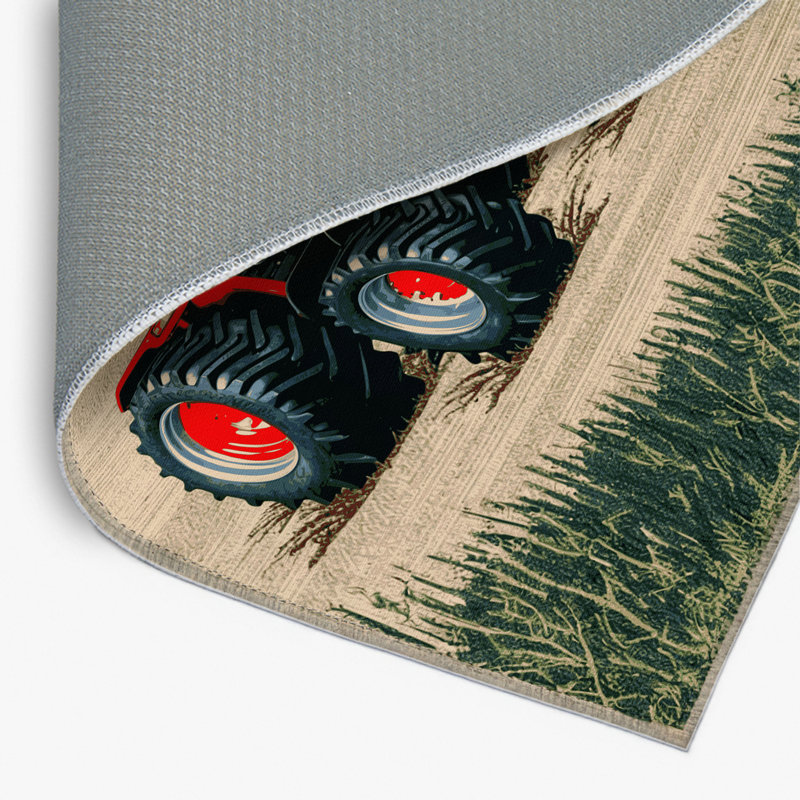 Tapis intérieur et extérieur brun Transport, Rectangulaire 8 pi x 10 pi