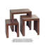 Buchanon Solid Wood Sled Nesting Tables
