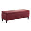 Banc de rangement rembourré en similicuir de 50,3 po Asdrubale-1671179055