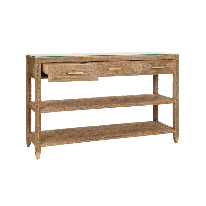 68'' W Glass Console Table