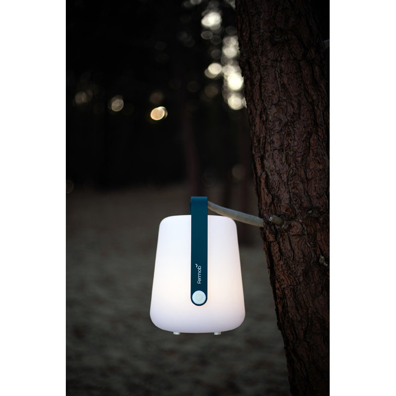 Lampe Balad, Bleu Acapulco, H 15 po x l 11 po x P 11 po