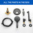 Wall Waterfall Faucet with Diverter-93993480
