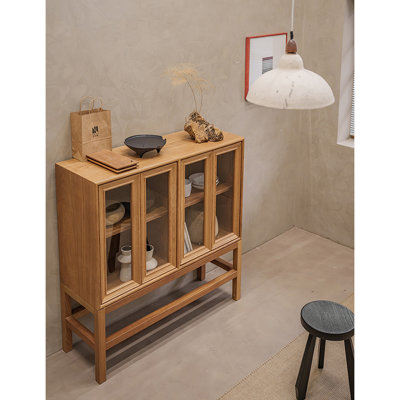 Vitrine de maison de style rétro