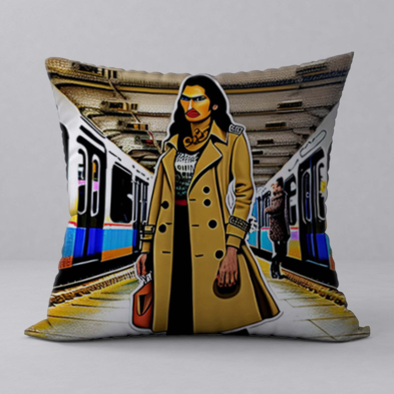 Reversible Throw Pillow