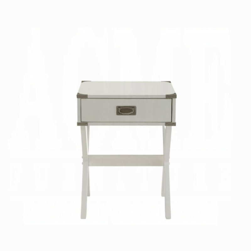 Babs Accent Table, White