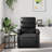 vidaXL Recliner Chair, Adjustable Backrest/ Footrest, Leather-97814334