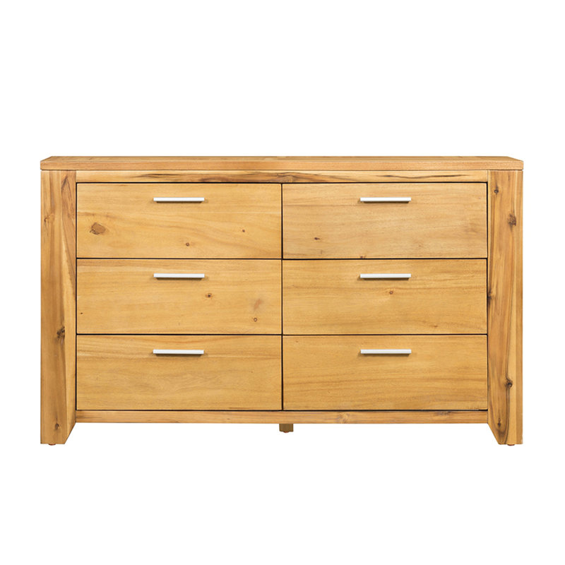 Commode 6 tiroirs 53 x 17 x 31,5 po
