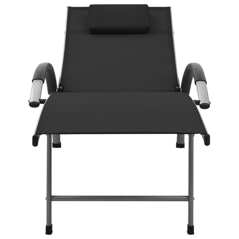 Toru 77.2" Long Single Chaise, Black