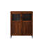 Armoire décorative multifonctionnelle à 2 portes facile à assembler et à entretenir