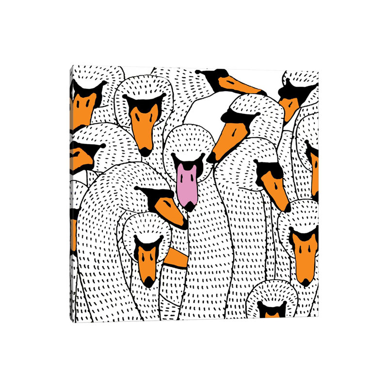 Goose Light - impression sur toile tendue, H 12 po x l 12 po x P 0,75 po