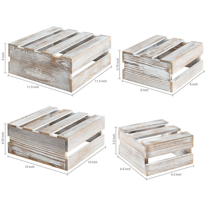 Solid Wood Cupcake Nesting Display Stand