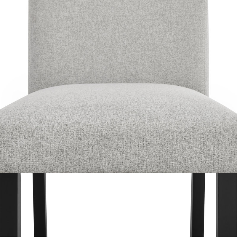 Ensemble de 2 chaises de salle à manger rembourrées en tissu Transitional
