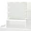 Roianne 1 Drawer Dressing Table Set with LED Mirror-207358154