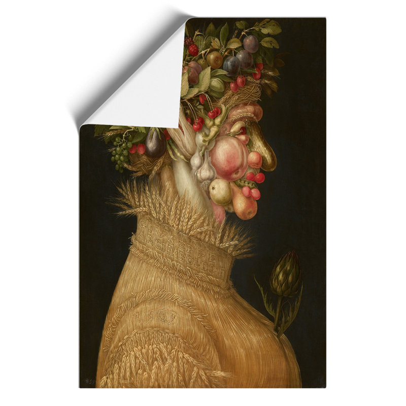Summer by Giuseppe Arcimboldo - No Frame Painting, 30cm H x 21cm W x 0.1cm D