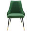 Chaise parsons capitonnée en velours-148914996
