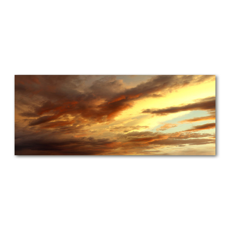 Sunrise - No Frame Print on Glass, Canvas, 50cm H x 125cm W x 2cm D