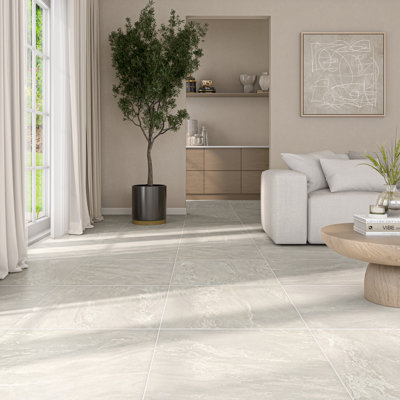 Daltile Bryne 24 x 24 Glazed Porcelain Floor Tile (4 PC Per Carton) (15.76 SQFT Per Carton)