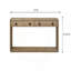 Console English Knotty Oak