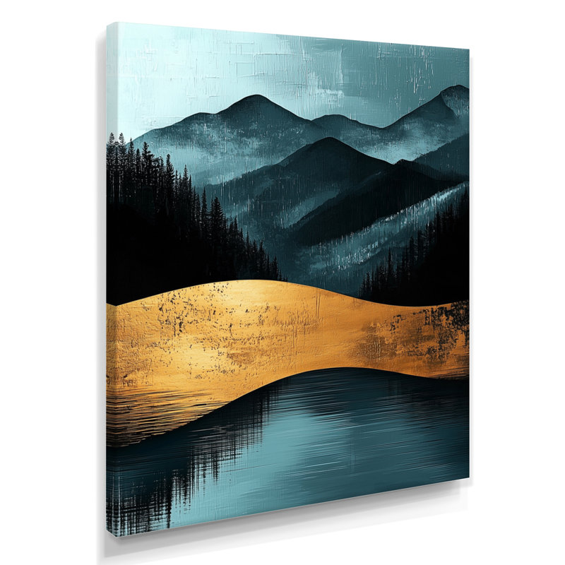Richgrove - paysages, art mural, H 40 po x l 30 po, Toile tendue, Ne s’applique pas