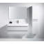 Jordyn 36 po L x 19 po P 2 tiroirs Meuble-lavabo avec évier simple et Comptoir en Acrylique-120698570
