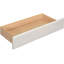 Grand lit tapissier beige avec rangement latéral, lit gigogne et lampes de lecture, tête de lit escamotable-1515646407
