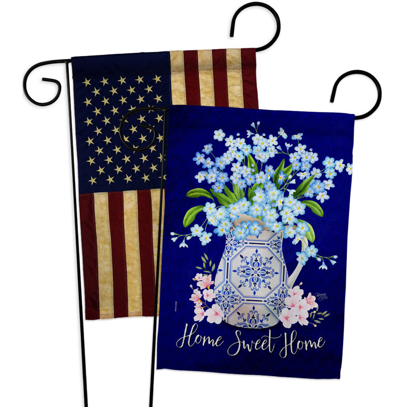 Double Sided 18.5'' H x 13'' W Polyester Garden Flag