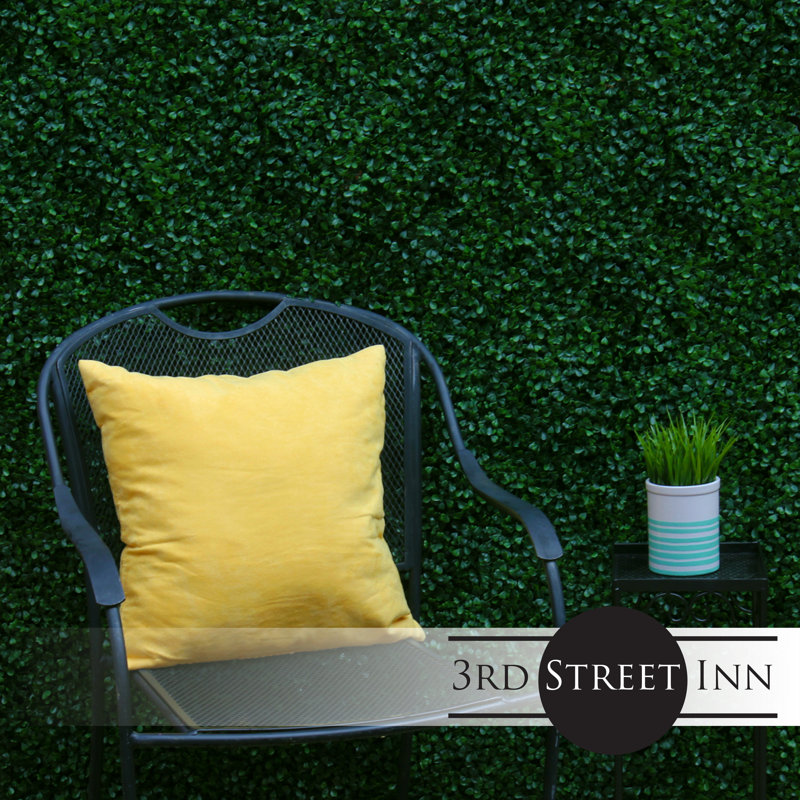 20'' x 20'' Green Artificial Boxwood Hedge Panels