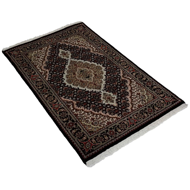 Omere Oriental Area Rug in Navy