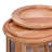 End Table Glass Display Cabinet Side Table Natural Solid Wood Mahogany-1736340693