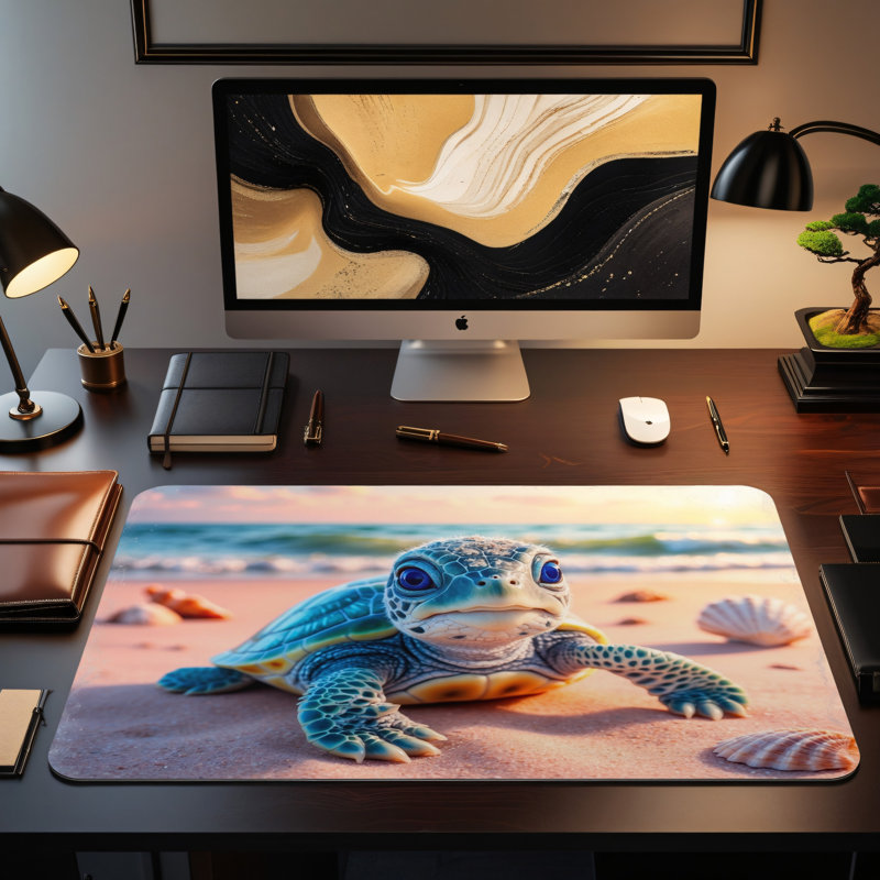 Polyester Desk Pad, 31.5x15.5