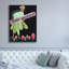 Toile épique Graffiti «Stop Look» par Bebe Keith, 40 po x 54 po