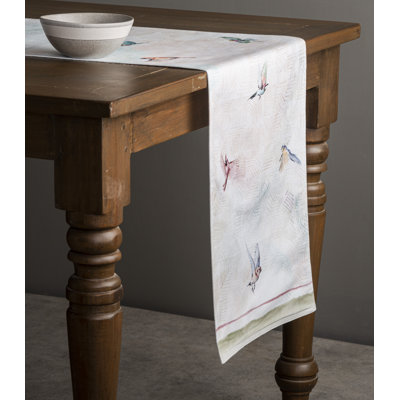 Geometric 100% Cotton Thanksgiving Table Runner