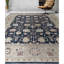 Hand-Knotted High-Quality Black and Gold Area Rug