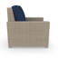 Chaise d'extérieur Henri avec coussins Sunbrella-1134823850