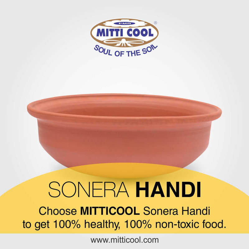 Mitti Cool Sonera 2L Terracotta Standard Pot