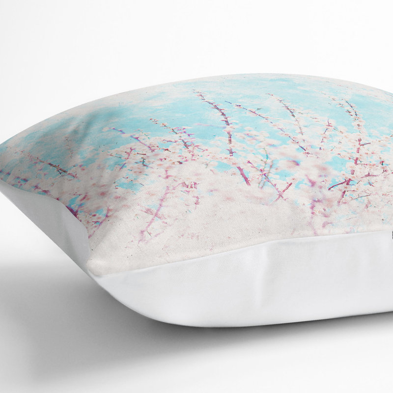 Square Throw Cushion, White, 40cm H x 40cm W x 15cm D
