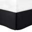 Ensemble de literie en coton 7 pièces - noir pour très grand lit-122461012