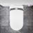 Elongated White Smart Toilet With Auto Open/Close Lid, Foot Sensor Function, 1.28 Siphonic Jet Flushing, Multiple Washing Modes, And Heated Seat For A Hygienic Bathroom-124249357