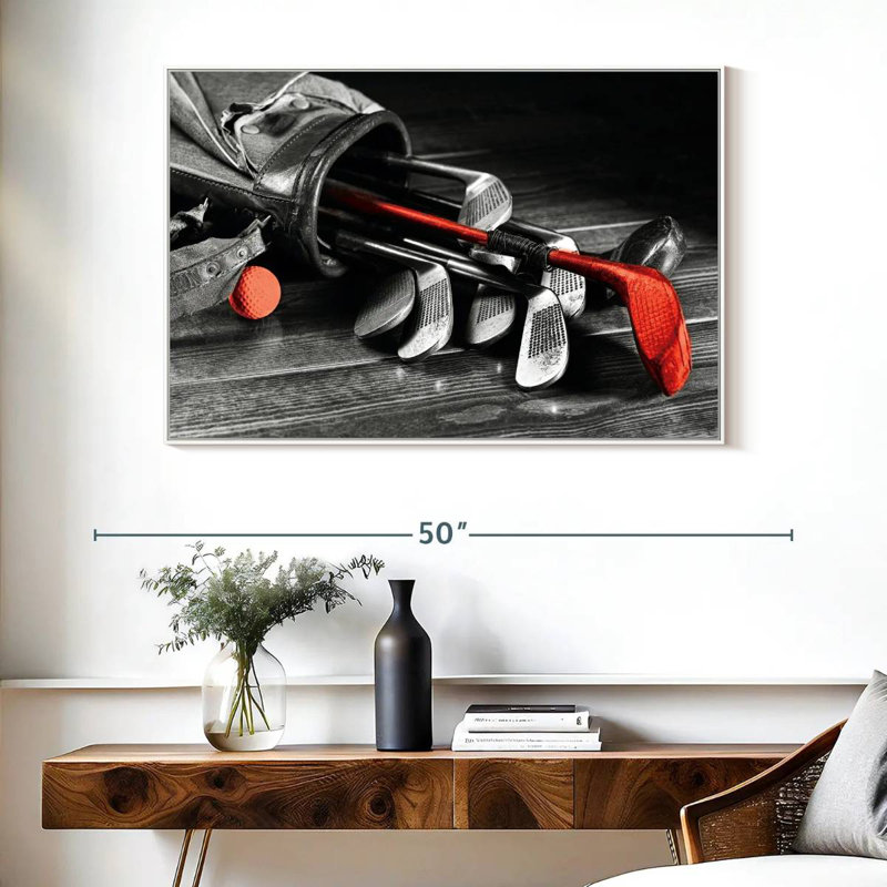 Équipement de golf, Cadre flottant blanc, 40 po x 27 po