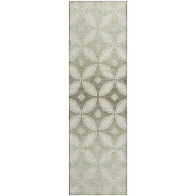 Premium Machine Washable Mayfield AMF2423 Geometric Rug