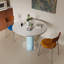Table de salle à manger blanche-2001978107