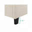 Lit plateforme tapissier touffeté-591398572-591398563