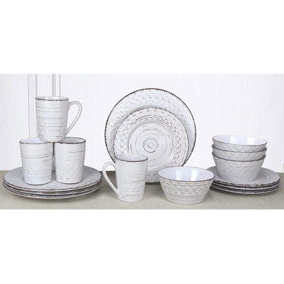 Stoneware Dinnerware Set 16 Piece - Service for 4