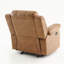 Fauteuil inclinable et oscillant en cuir Charlotte