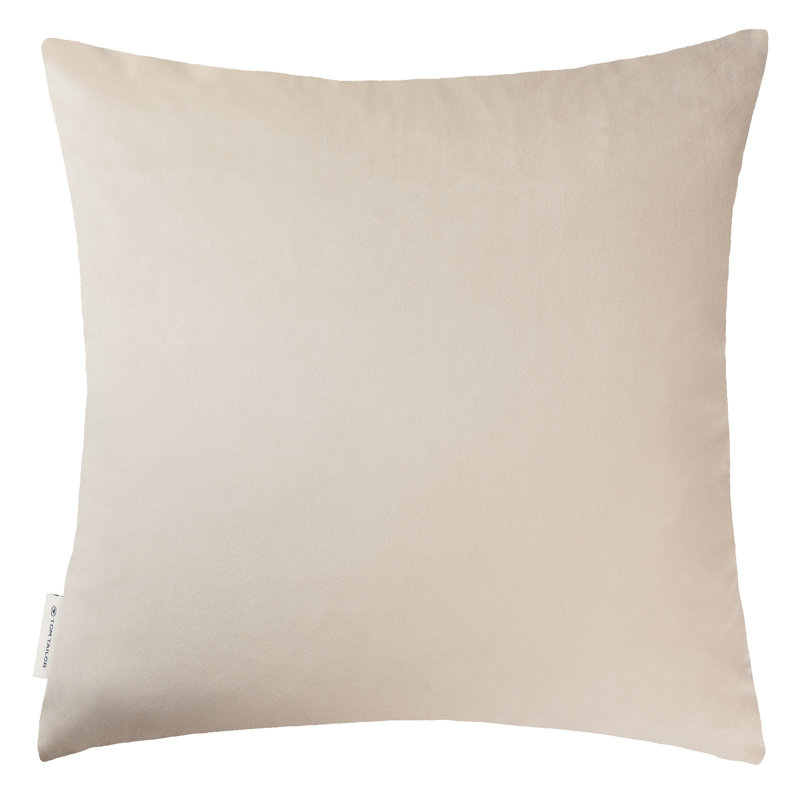 Geometric Square Cushion Cover, Beige