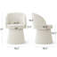 Tabouret de coiffeuse pivotant rembourré Modern